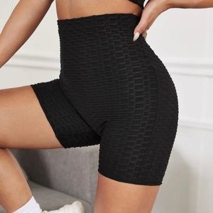 HighWaisted Asymmetrical legging shorts